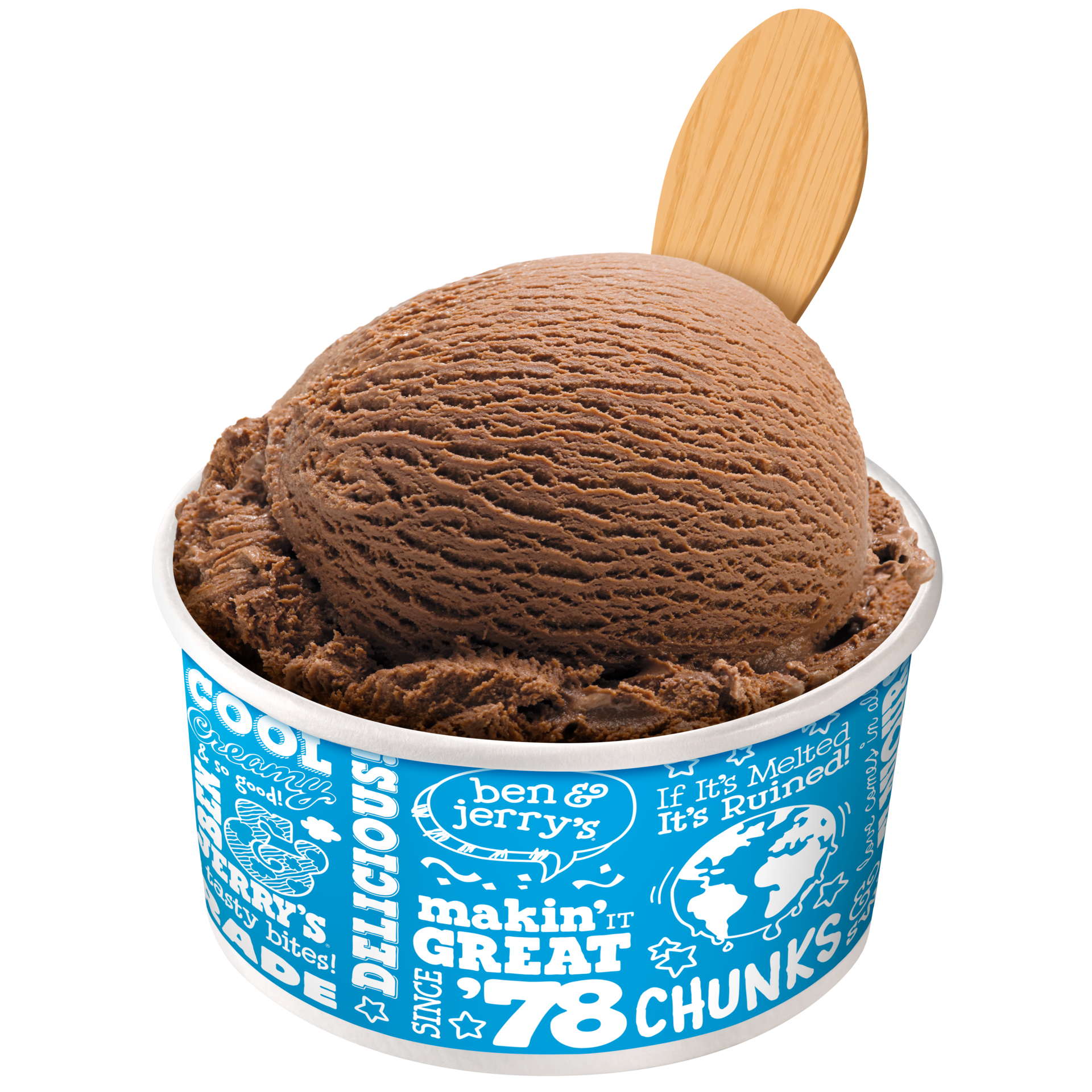 Chocolate flavour shop ice cream